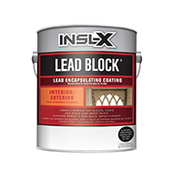 DIY Supplies Center Lead Block is a water-based elastomeric acrylic coating with excellent adhesion, elongation, and tensile strength characteristics. When applied to surfaces bearing lead-containing paint, this product will seal in the lead paint with a thick, elastic membrane sheathing.

A cost-effective alternative to lead paint remediation
Creates a barrier over lead paints
For interior or exterior use
Easy application with brush, roller, or spray
Can be used as a primer or top coat
Attractive eggshell finishboom