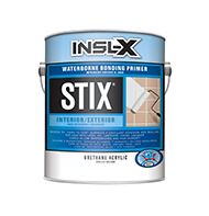 DIY Supplies Center Stix Waterborne Bonding Primer is a premium-quality, acrylic-urethane primer-sealer with unparalleled adhesion to the most challenging surfaces, including glossy tile, PVC, vinyl, plastic, glass, glazed block, glossy paint, pre-coated siding, fiberglass, and galvanized metals.

Bonds to "hard-to-coat" surfaces
Cures in temperatures as low as 35° F (1.57° C)
Creates an extremely hard film
Excellent enamel holdout
Can be top coated with almost any productboom